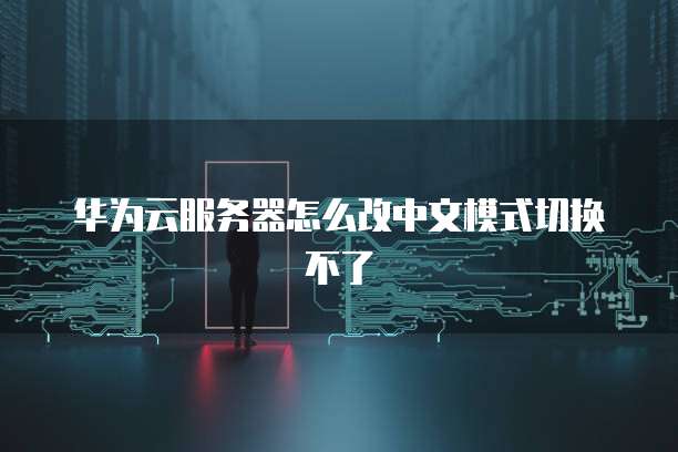 华为云服务器怎么改中文模式切换不了