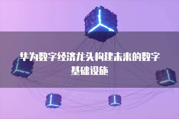 华为数字经济龙头构建未来的数字基础设施