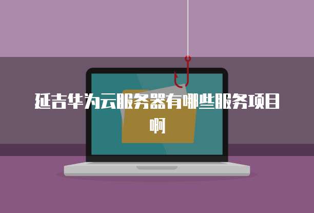 延吉华为云服务器有哪些服务项目啊