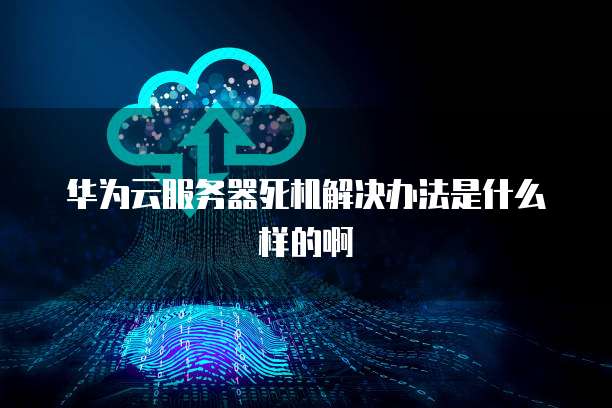 华为云服务器死机解决办法是什么样的啊