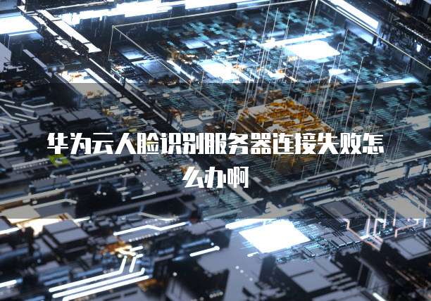 华为云人脸识别服务器连接失败怎么办啊