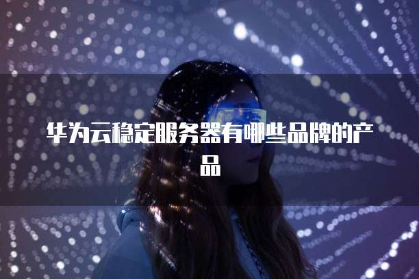 华为云稳定服务器有哪些品牌的产品