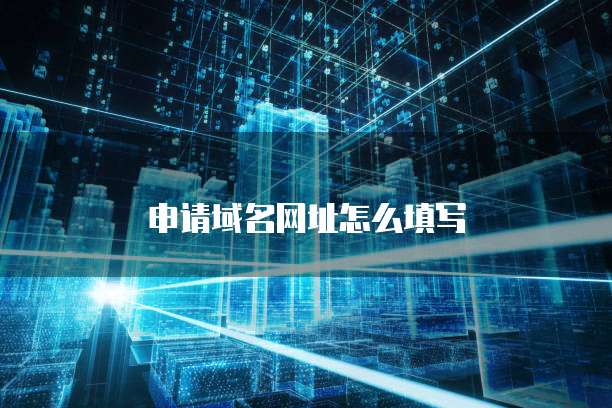 申请域名网址怎么填写