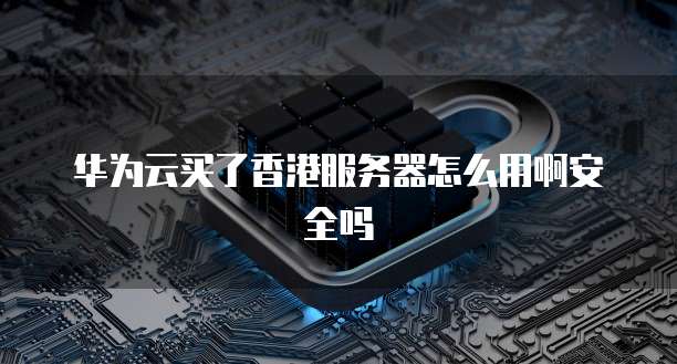 华为云买了香港服务器怎么用啊安全吗