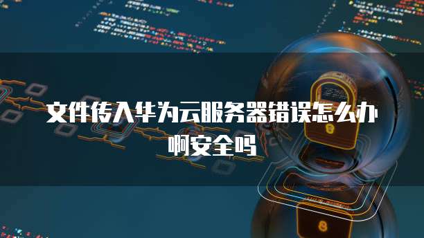 文件传入华为云服务器错误怎么办啊安全吗