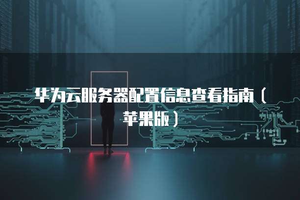 华为云服务器配置信息查看指南（苹果版）