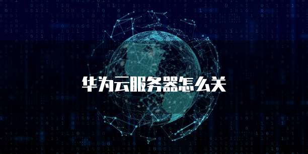 华为云服务器怎么关