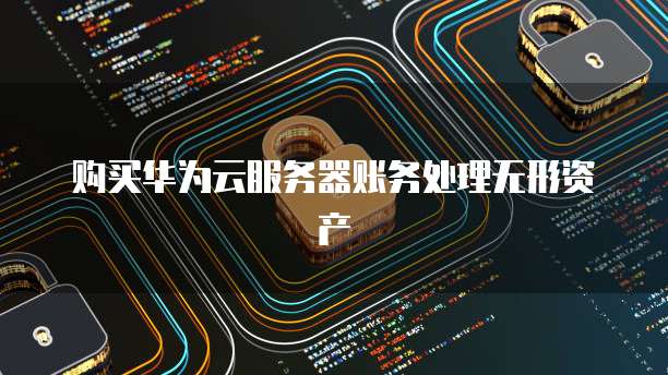 购买华为云服务器账务处理无形资产