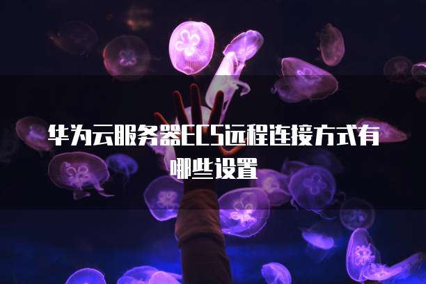 华为云服务器ECS远程连接方式有哪些设置