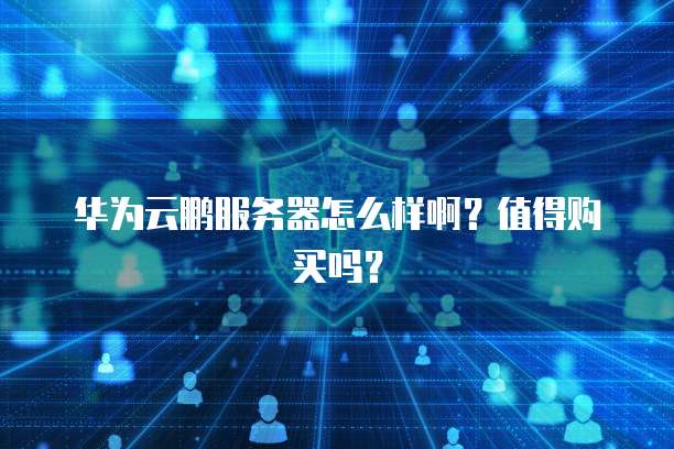 华为云鹏服务器怎么样啊？值得购买吗？