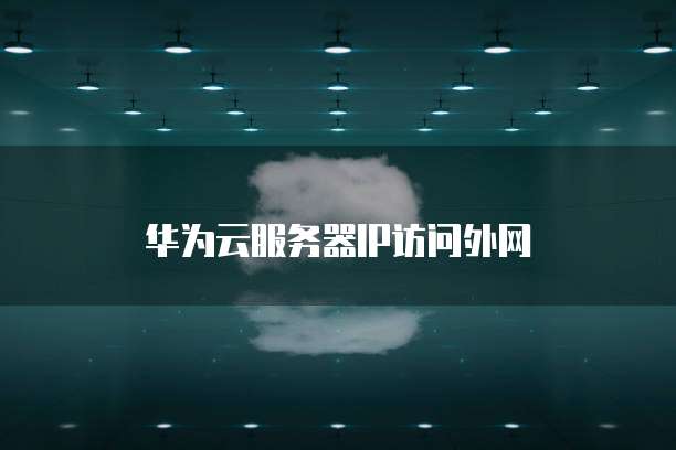 华为云服务器IP访问外网