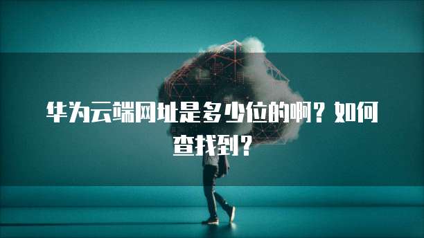 华为云端网址是多少位的啊？如何查找到？