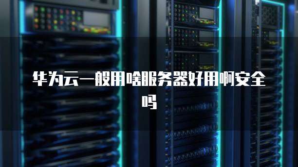 华为云一般用啥服务器好用啊安全吗