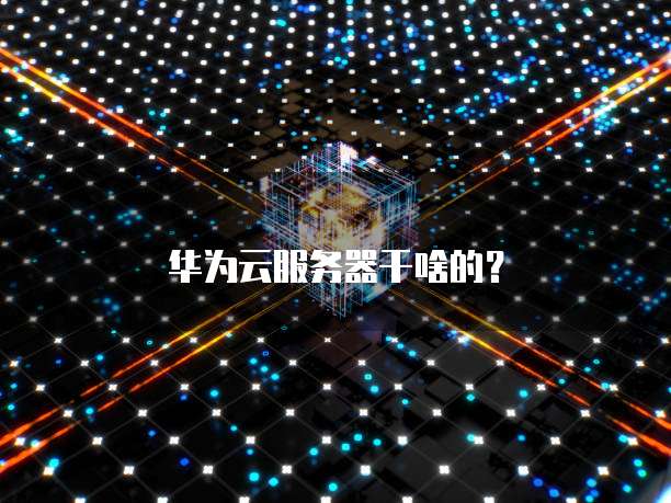华为云服务器干啥的？