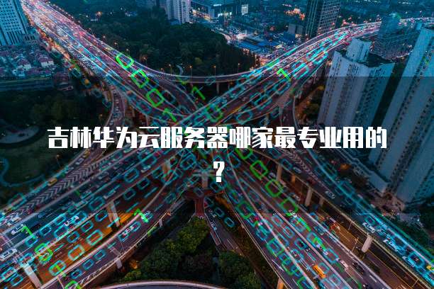 吉林华为云服务器哪家最专业用的？