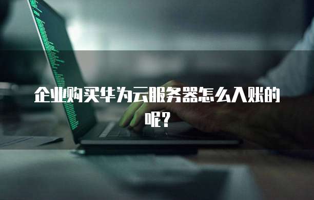 企业购买华为云服务器怎么入账的呢？