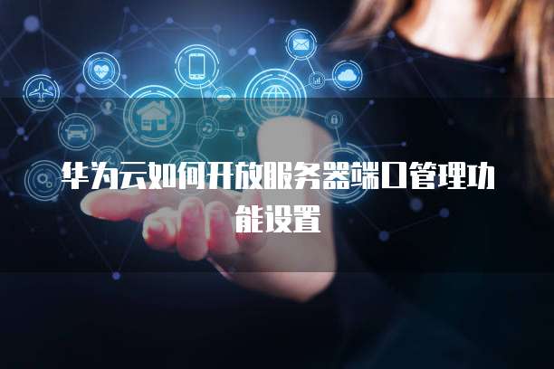 华为云如何开放服务器端口管理功能设置