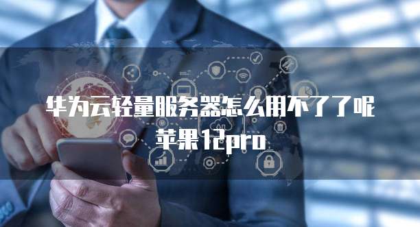 华为云轻量服务器怎么用不了了呢苹果12pro