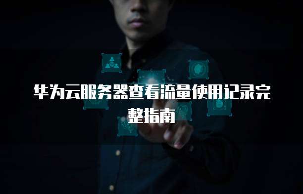 华为云服务器查看流量使用记录完整指南