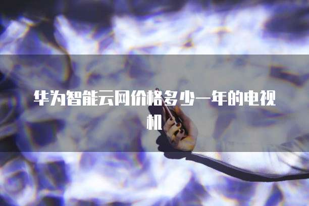华为智能云网价格多少一年的电视机