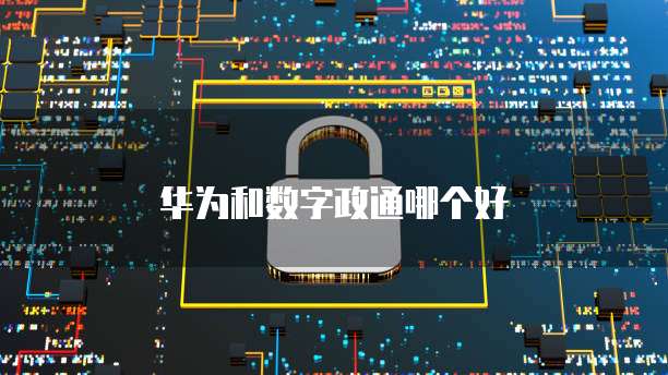 华为和数字政通哪个好