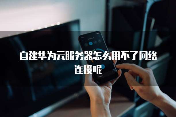 自建华为云服务器怎么用不了网络连接呢