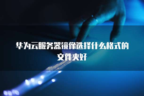 华为云服务器镜像选择什么格式的文件夹好