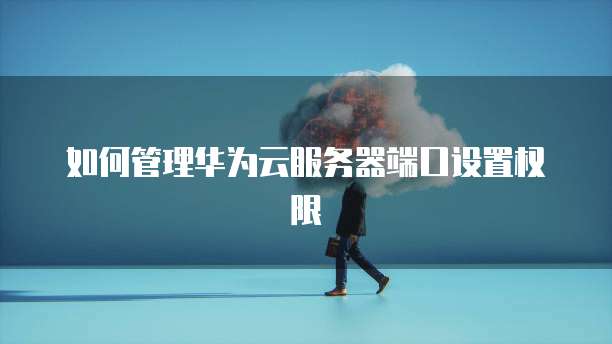 如何管理华为云服务器端口设置权限