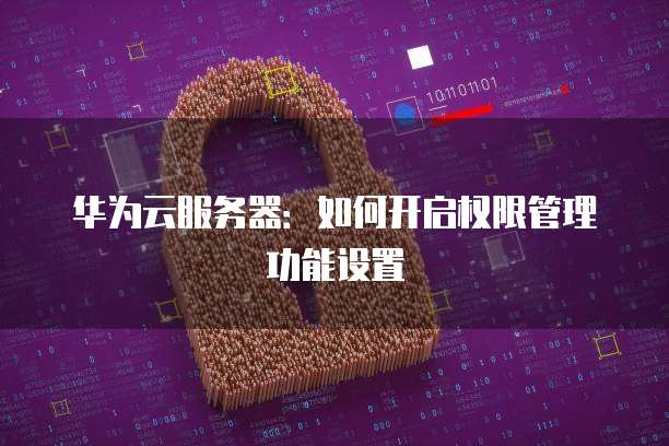 华为云服务器：如何开启权限管理功能设置