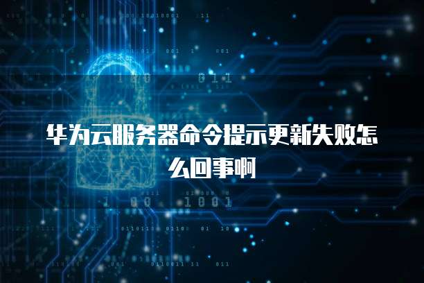 华为云服务器命令提示更新失败怎么回事啊