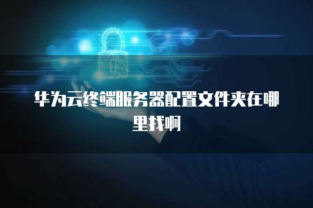 华为云终端服务器配置文件夹在哪里找啊