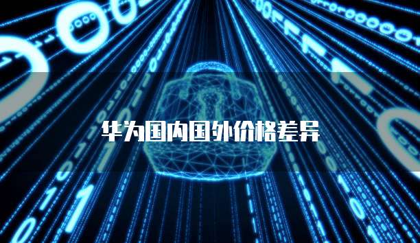 华为国内国外价格差异