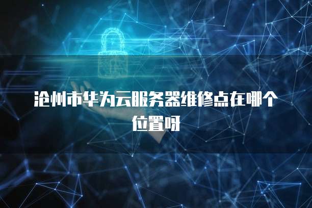 沧州市华为云服务器维修点在哪个位置呀