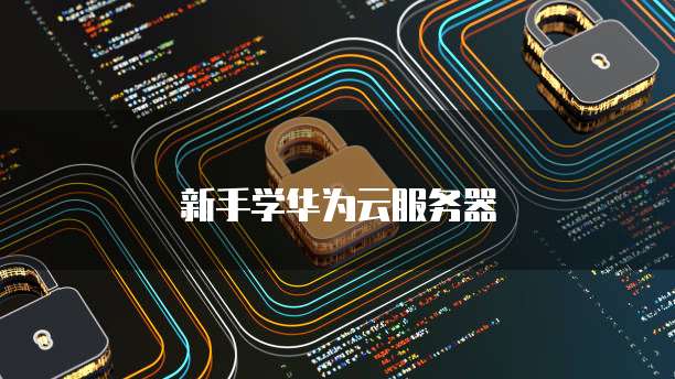 新手学华为云服务器