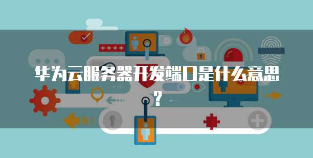 华为云服务器开发端口是什么意思？