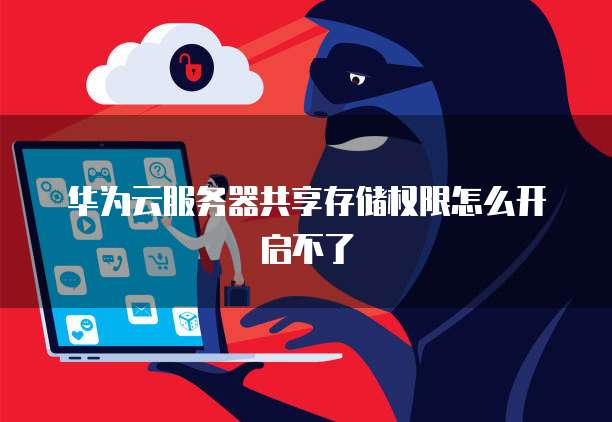 华为云服务器共享存储权限怎么开启不了