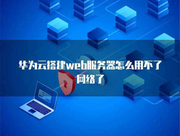 华为云搭建web服务器怎么用不了网络了