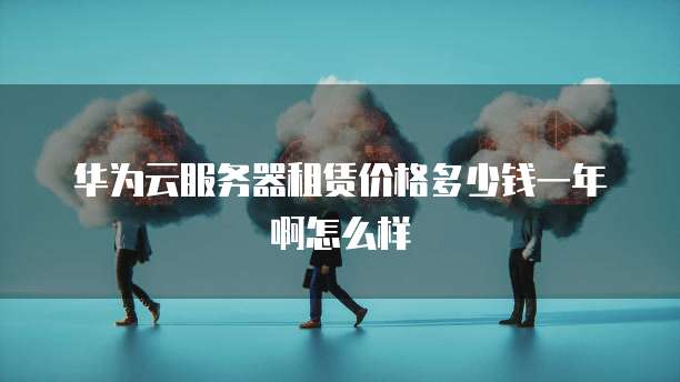 华为云服务器租赁价格多少钱一年啊怎么样