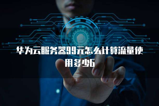 华为云服务器99元怎么计算流量使用多少G
