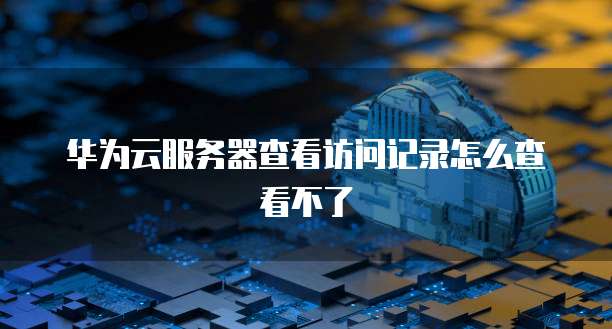 华为云服务器查看访问记录怎么查看不了