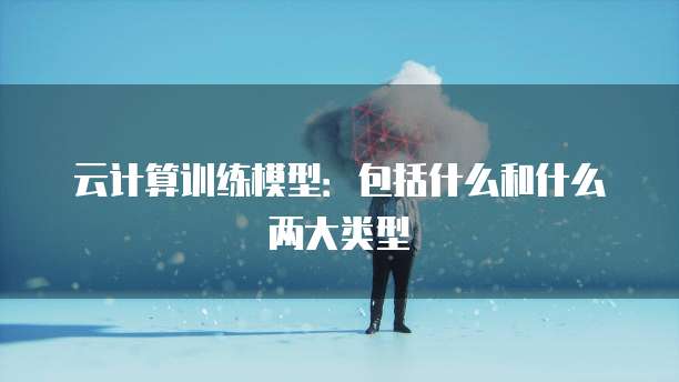 云计算训练模型：包括什么和什么两大类型