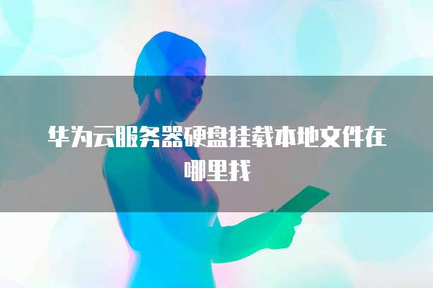 华为云服务器硬盘挂载本地文件在哪里找