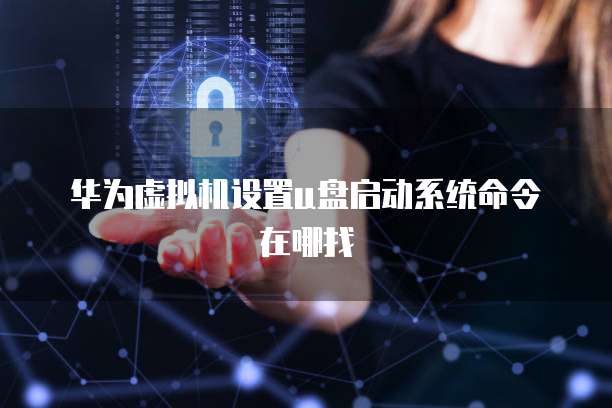 华为虚拟机设置u盘启动系统命令在哪找