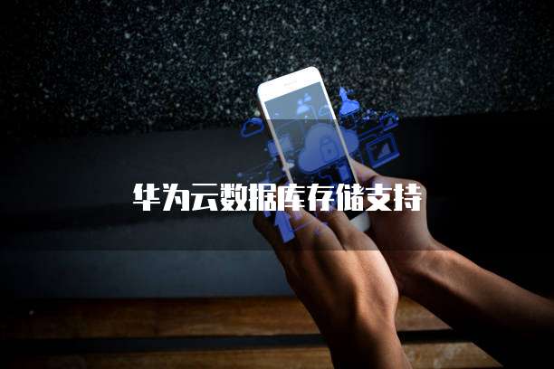华为云数据库存储支持