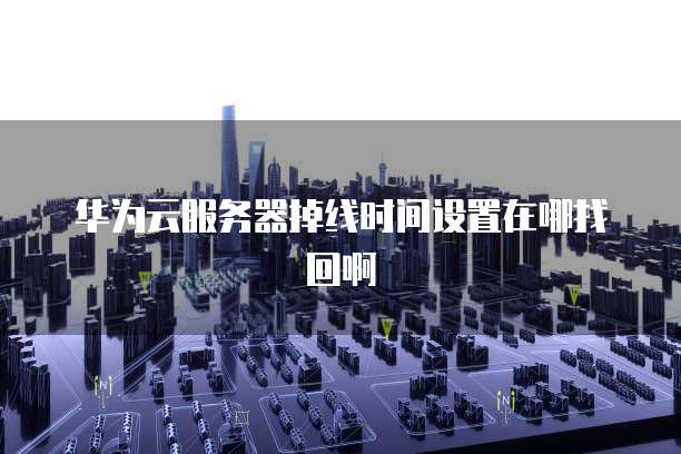 华为云服务器掉线时间设置在哪找回啊
