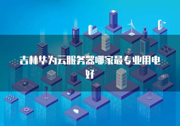 吉林华为云服务器哪家最专业用电好