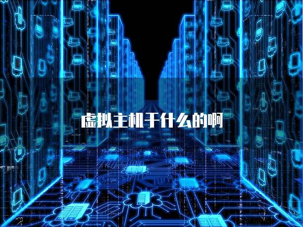 虚拟主机干什么的啊