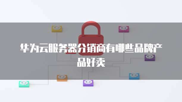 华为云服务器分销商有哪些品牌产品好卖