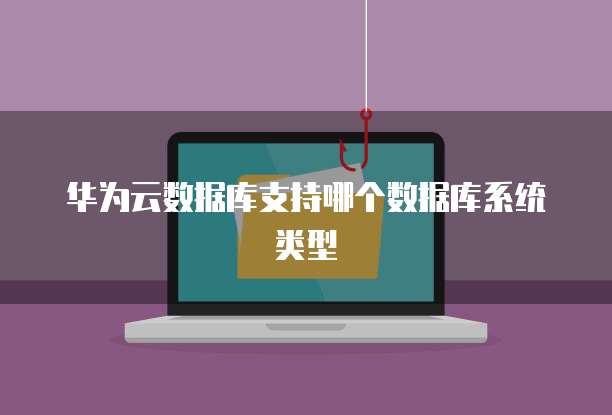 华为云数据库支持哪个数据库系统类型