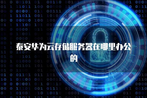 泰安华为云存储服务器在哪里办公的